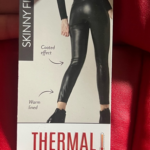 Calzedonia thermal leggings size M color red and yvory - Picture 2 of 4